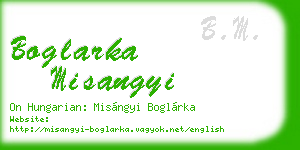 boglarka misangyi business card
