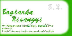 boglarka misangyi business card